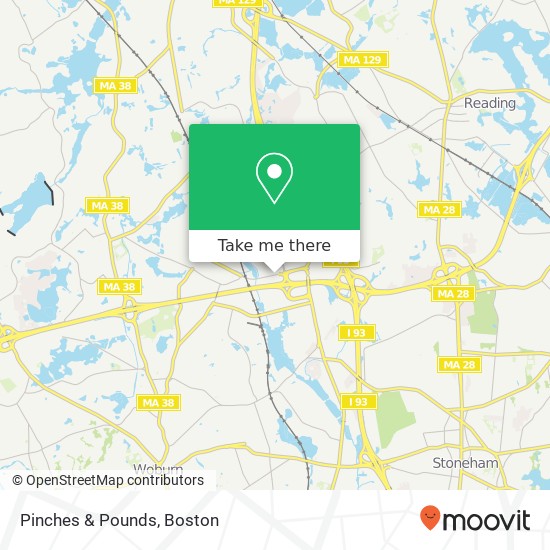 Pinches & Pounds map