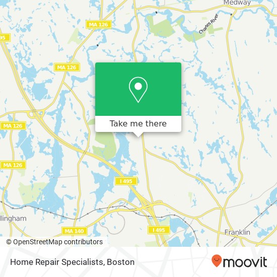 Mapa de Home Repair Specialists