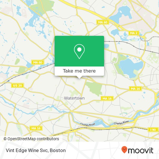 Mapa de Vint Edge Wine Svc