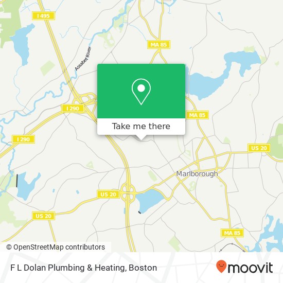 F L Dolan Plumbing & Heating map