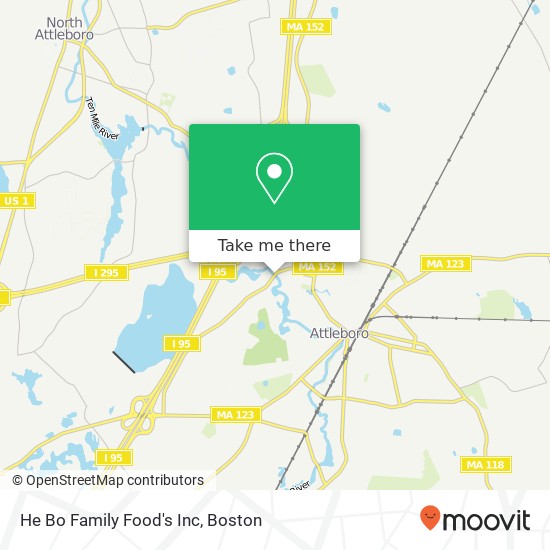 Mapa de He Bo Family Food's Inc