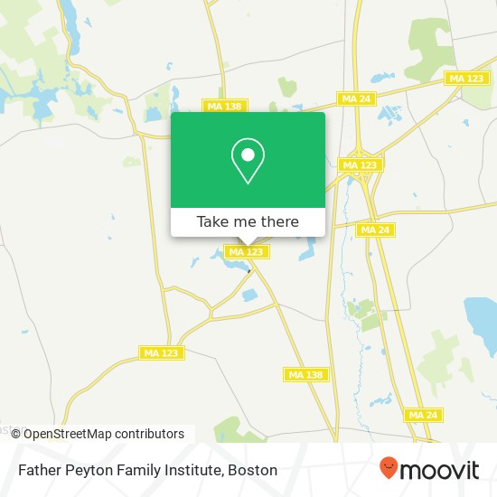 Mapa de Father Peyton Family Institute