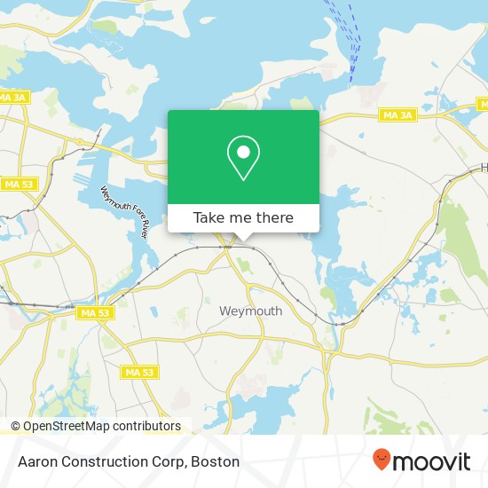 Mapa de Aaron Construction Corp