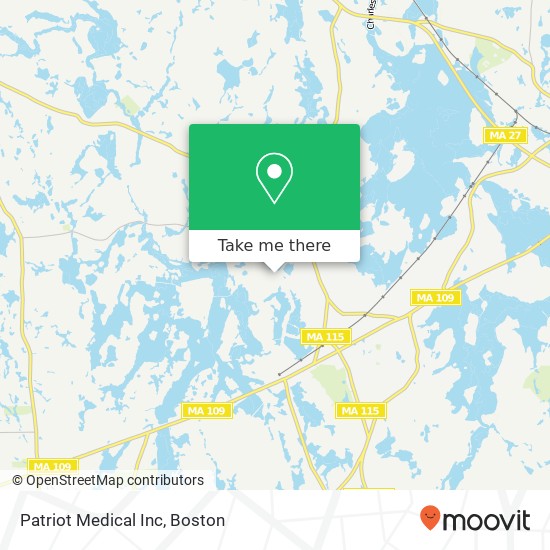 Mapa de Patriot Medical Inc