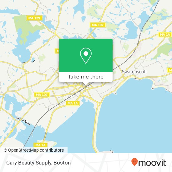 Cary Beauty Supply map