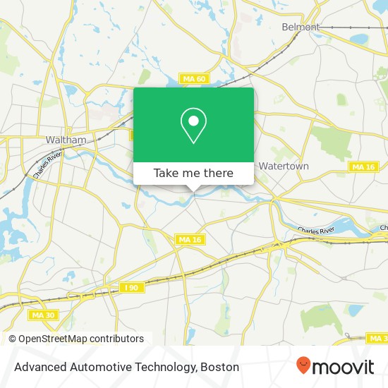 Mapa de Advanced Automotive Technology