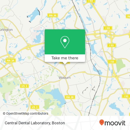 Central Dental Laboratory map