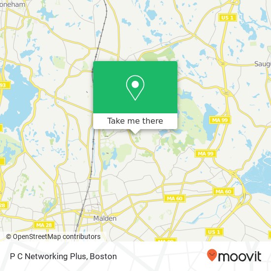 P C Networking Plus map