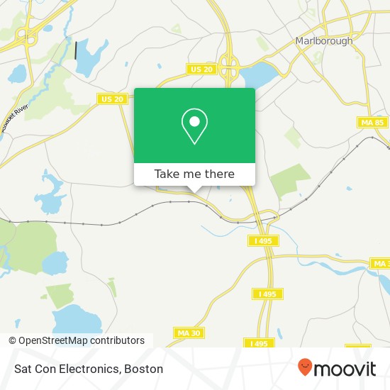 Sat Con Electronics map