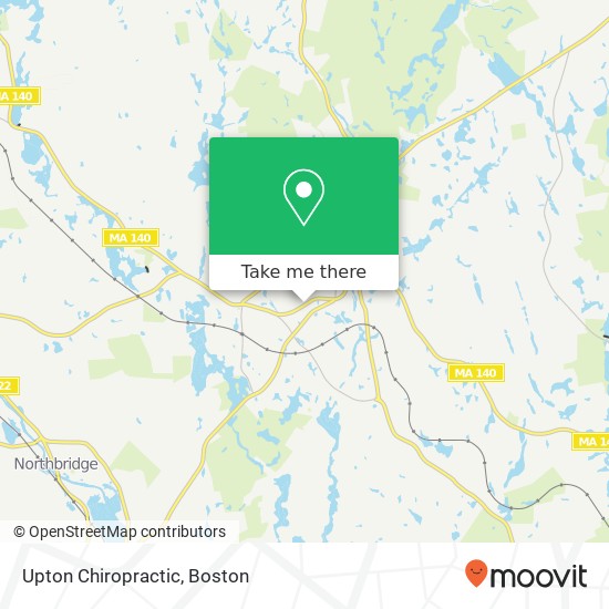 Upton Chiropractic map