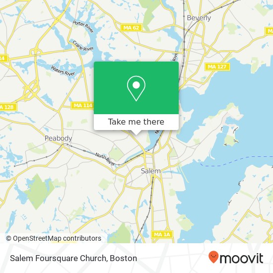 Mapa de Salem Foursquare Church