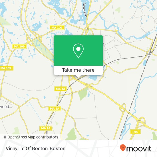 Mapa de Vinny T's Of Boston