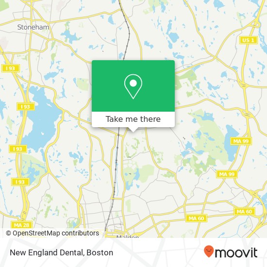 Mapa de New England Dental