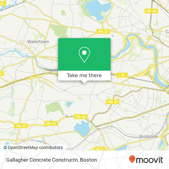 Mapa de Gallagher Concrete Constructn