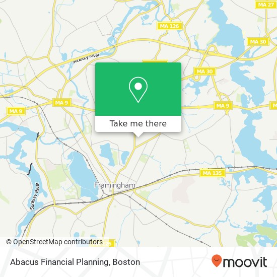 Mapa de Abacus Financial Planning