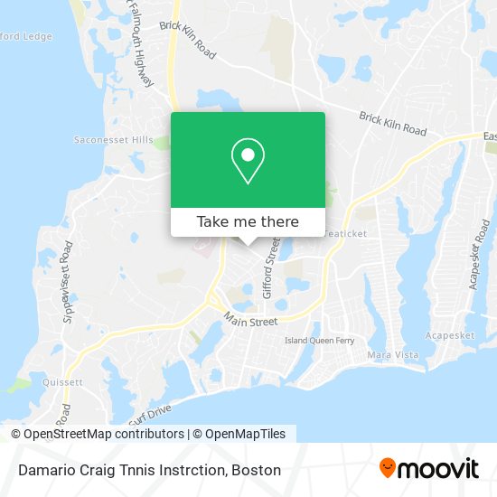 Damario Craig Tnnis Instrction map