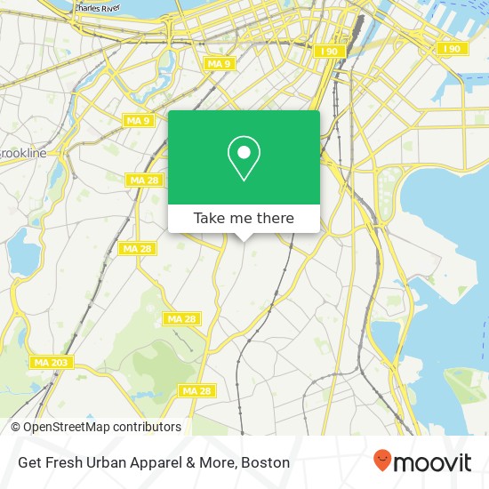Mapa de Get Fresh Urban Apparel & More