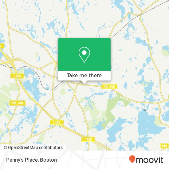 Mapa de Penny's Place