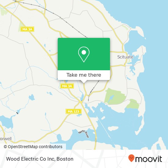 Mapa de Wood Electric Co Inc