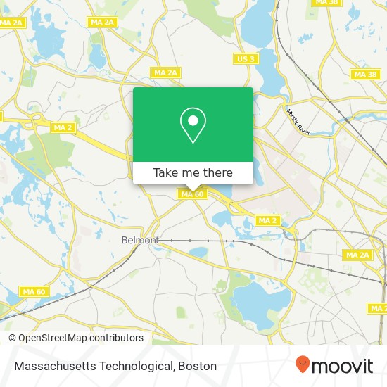 Massachusetts Technological map