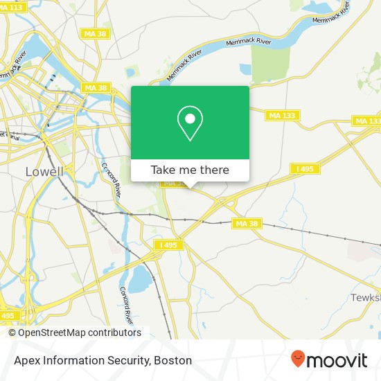 Mapa de Apex Information Security