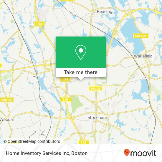 Mapa de Home Inventory Services Inc