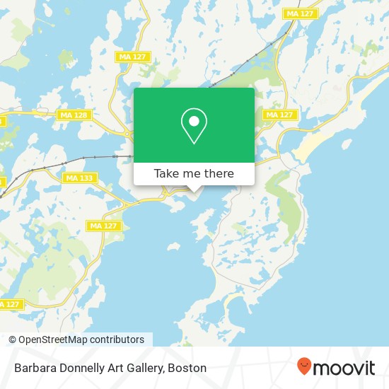 Barbara Donnelly Art Gallery map