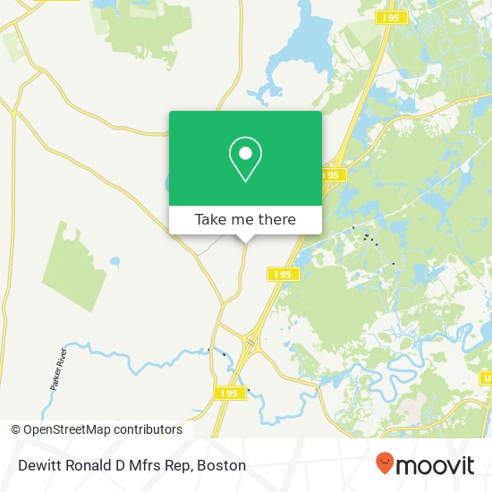 Dewitt Ronald D Mfrs Rep map