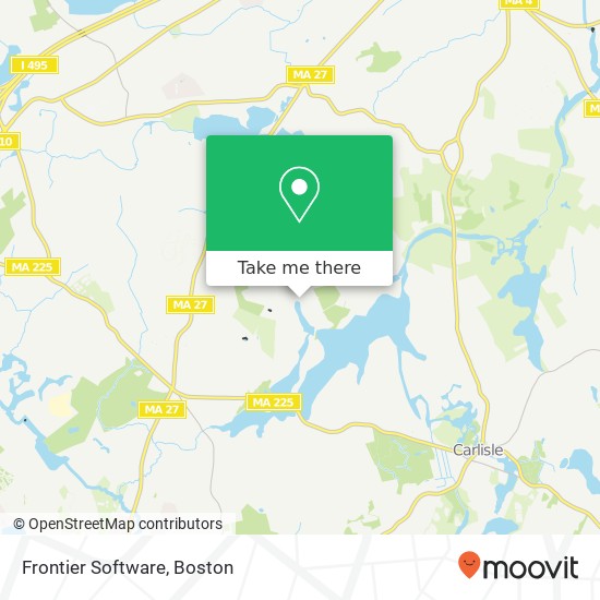 Mapa de Frontier Software