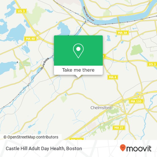 Mapa de Castle Hill Adult Day Health