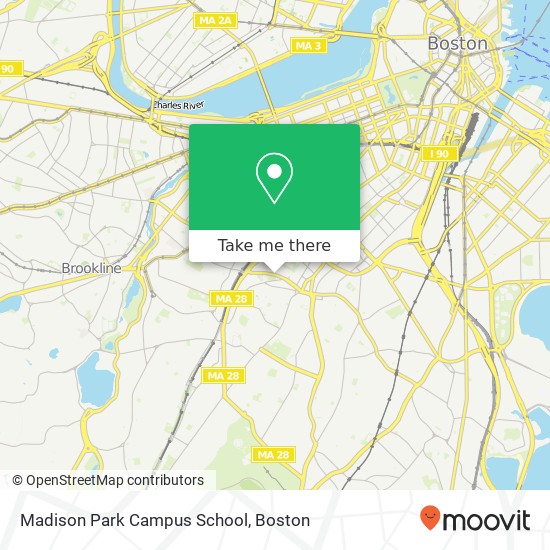 Mapa de Madison Park Campus School