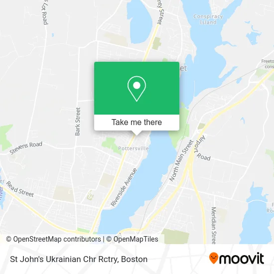 St John's Ukrainian Chr Rctry map