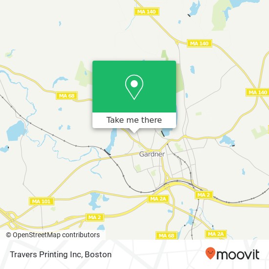 Mapa de Travers Printing Inc