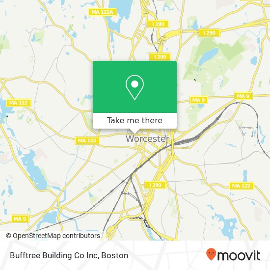 Mapa de Bufftree Building Co Inc