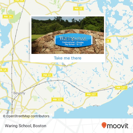 Waring School map