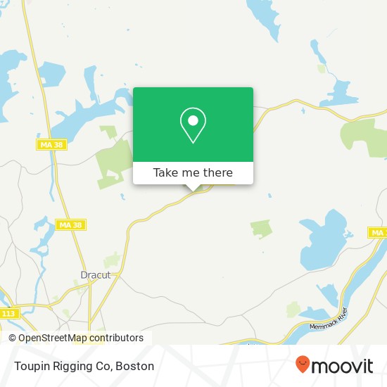 Toupin Rigging Co map