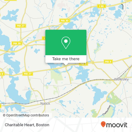 Charitable Heart map