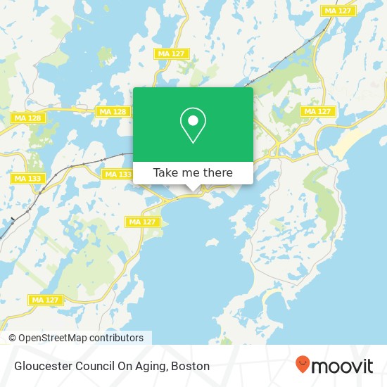 Gloucester Council On Aging map