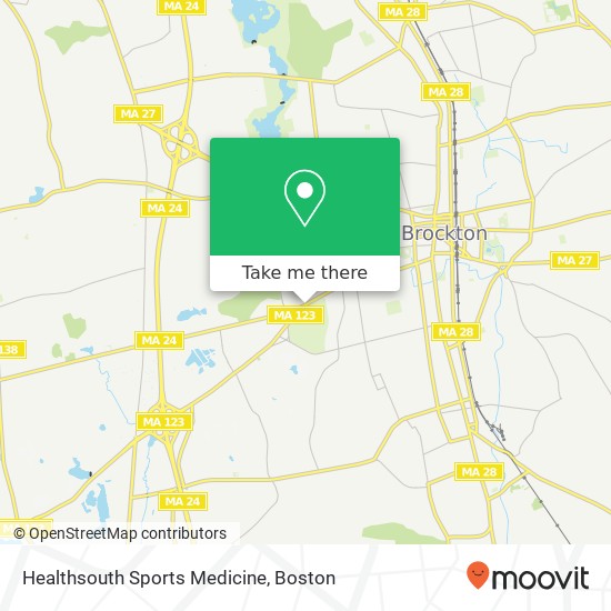 Healthsouth Sports Medicine map