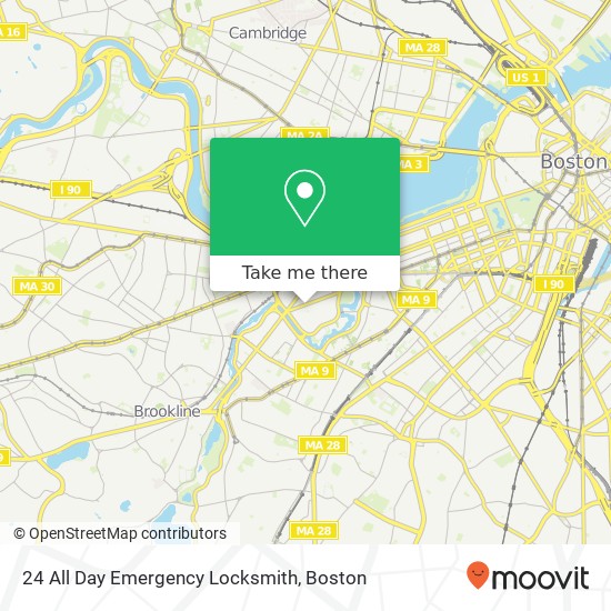 Mapa de 24 All Day Emergency Locksmith