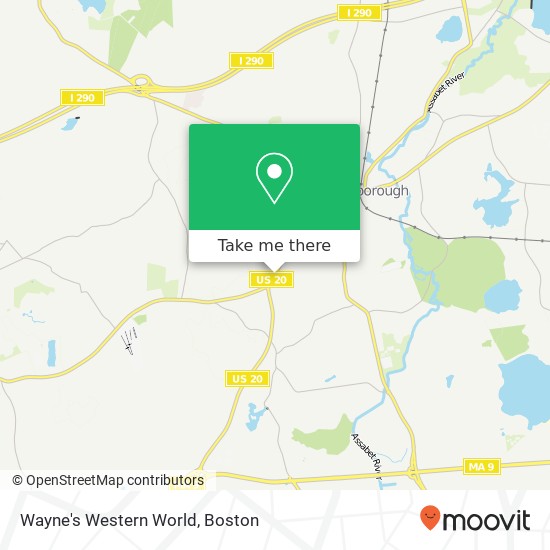 Wayne's Western World map