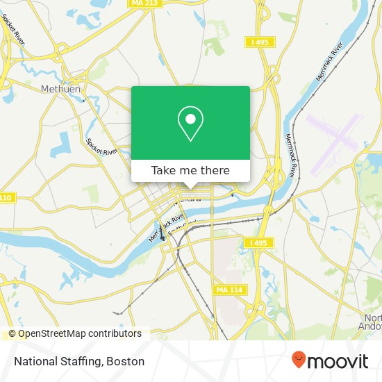 Mapa de National Staffing