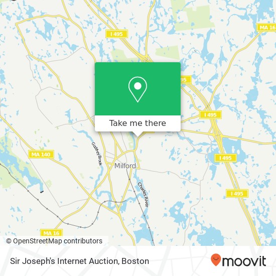 Sir Joseph's Internet Auction map