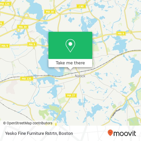 Mapa de Yesko Fine Furniture Rstrtn