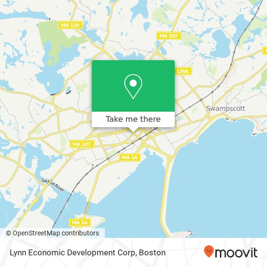 Lynn Economic Development Corp map