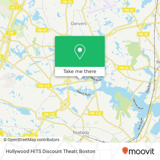 Hollywood HITS Discount Theatr map