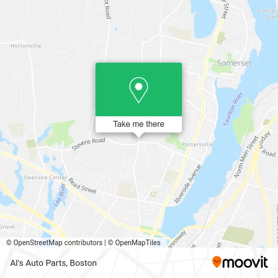 Al's Auto Parts map