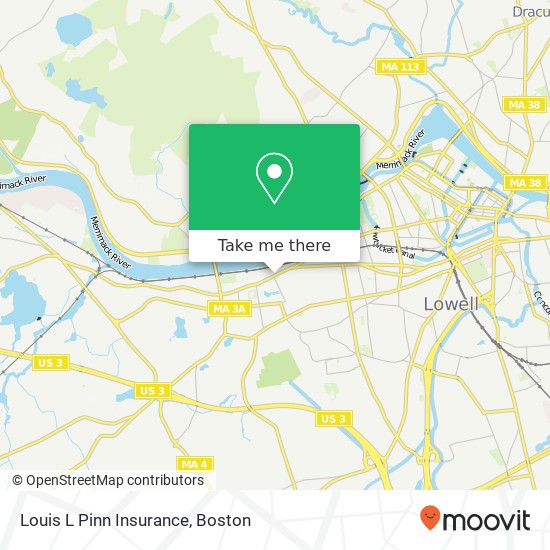 Louis L Pinn Insurance map