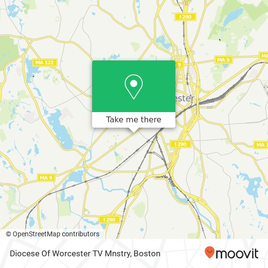 Mapa de Diocese Of Worcester TV Mnstry