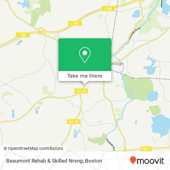 Mapa de Beaumont Rehab & Skilled Nrsng